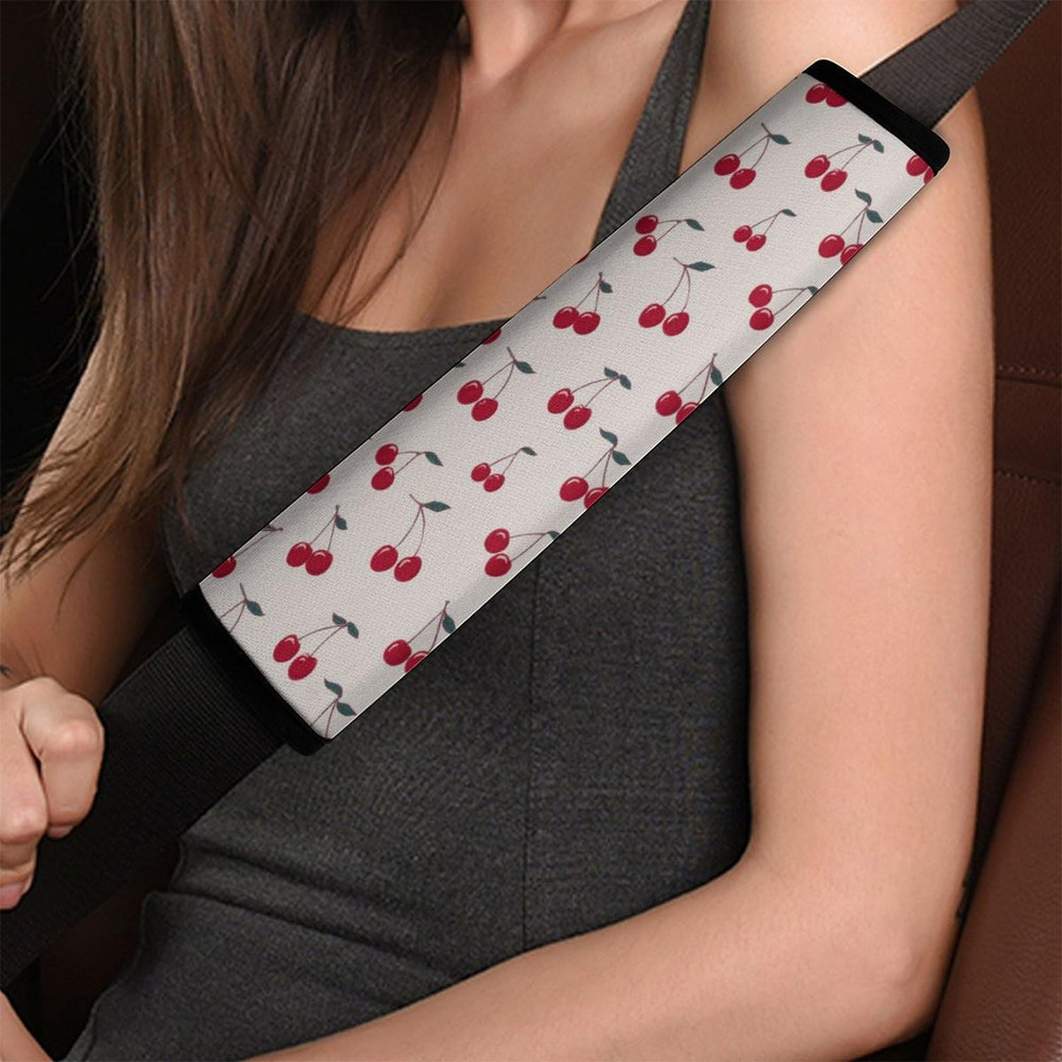 Evil Eye Angry Car Seat Neck Cover Seatbelt Shoulder Strap Pad Car Accessories Shoulder Protector for Car Seat Belt Harness Covers 2 Pack