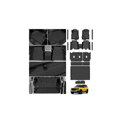 KUST Custom Fit Floor Mats for 2019-2025 2026 Nissan Altima Accessories All Weather Floor Mat Carpet Liners Front Rear 2 Row Seat Black Liner TPE