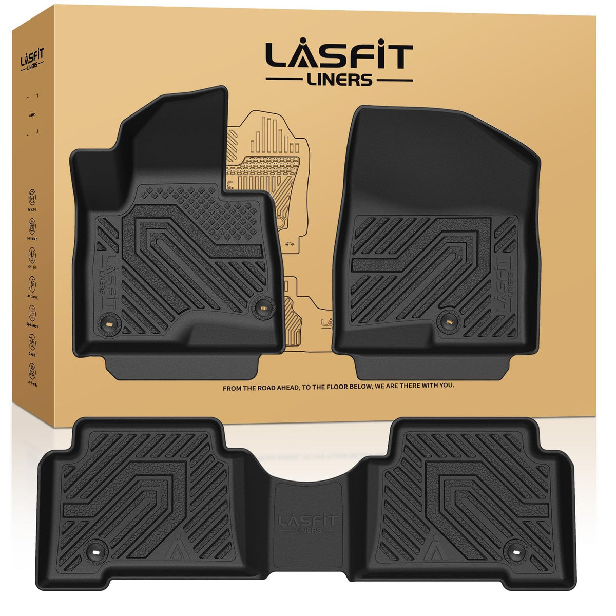 LASFIT Floor Mats for KIA EV9 6-Seat 2026 2025 2024