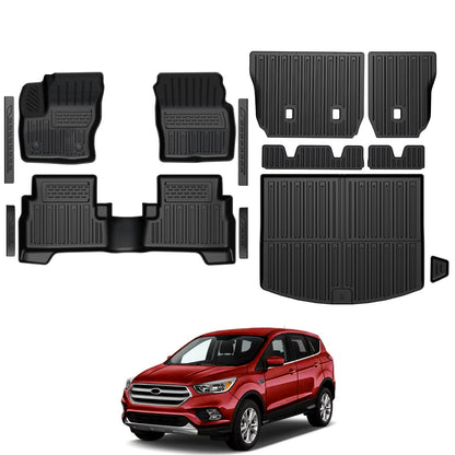 Floor Mats for 2018-2024 Ford Expedition 7-Seat Accessories