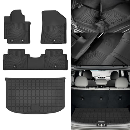 Cartist Floor Mats Fit for Honda HR-V HRV 2023 2024 2025 2026 (Include Hybrid) All Weather Floor Liners Front & 2nd Row Floor Mat for HRV Heavy Duty
