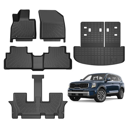 Cartist Floor Mats Fit for Honda HR-V HRV 2023 2024 2025 2026 (Include Hybrid) All Weather Floor Liners Front & 2nd Row Floor Mat for HRV Heavy Duty