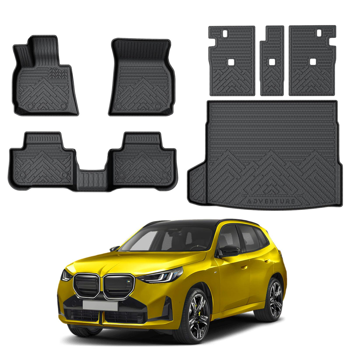 KUST Custom Fit Floor Mats for 2019-2025 2026 Nissan Altima Accessories All Weather Floor Mat Carpet Liners Front Rear 2 Row Seat Black Liner TPE