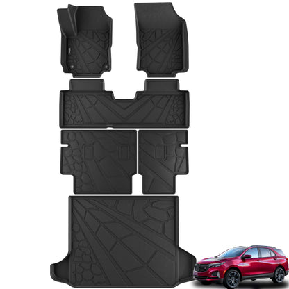 KARPAL Floor Mats for 2017-2026 2027 Chrysler Pacifica 7 Seats (Not Hybrid)