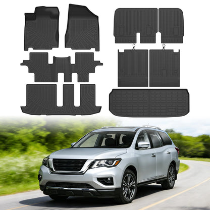Cartist Floor Mats Fit for Honda HR-V HRV 2023 2024 2025 2026 (Include Hybrid) All Weather Floor Liners Front & 2nd Row Floor Mat for HRV Heavy Duty