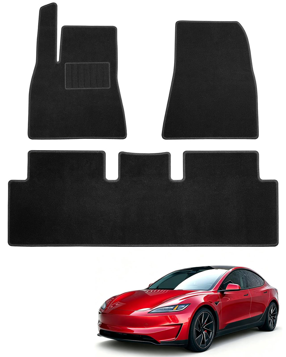 for Toyota Sienna 2013-2020 Floor Mats Cargo Liner Trunk Mat (8 Seater)