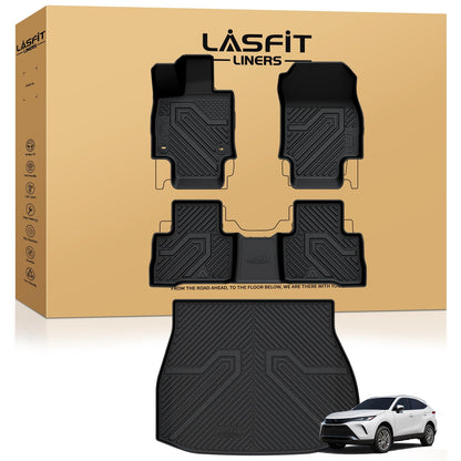 LASFIT Floor Mats for Toyota 4Runner 2013-2024 & for Lexus GX460 2014-2023