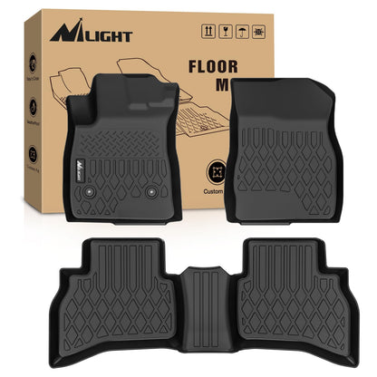 Nilight TPE Floor Mats for Chevy Silverado GMC Sierra Extended Cab
