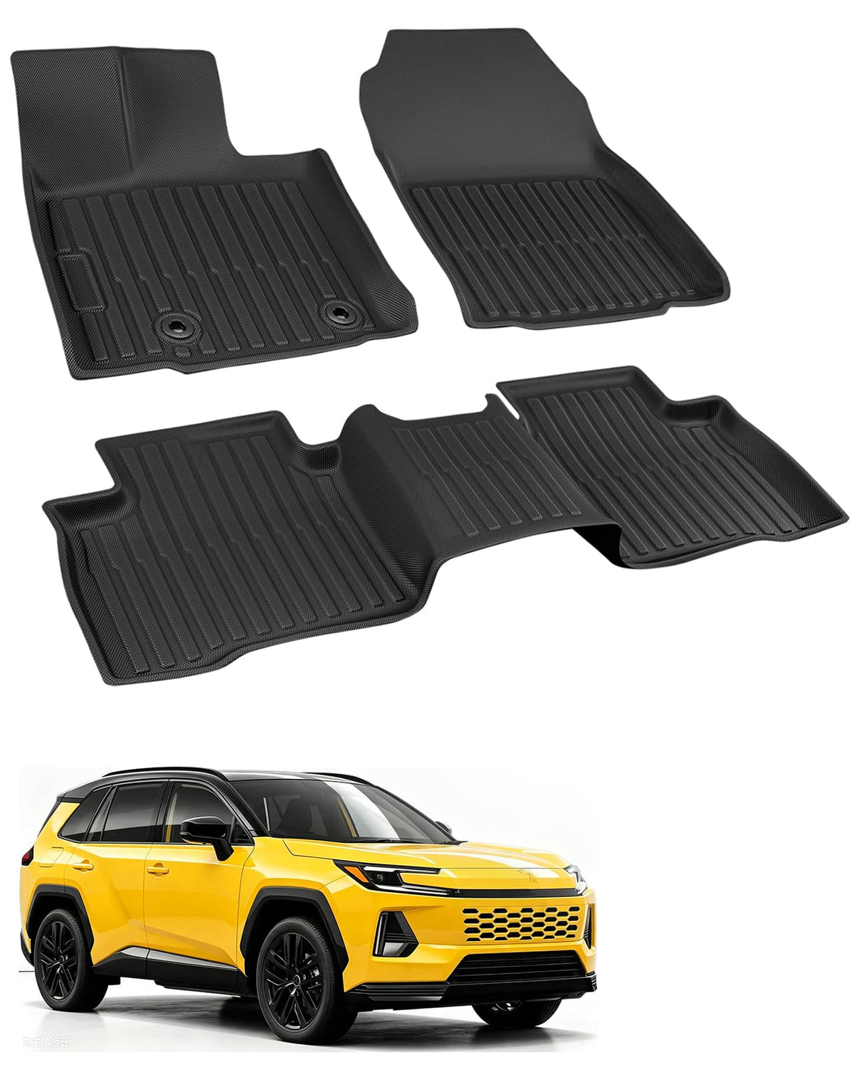 Car Floor Mats for Chevy Equinox for GMC Terrain 2018-2024