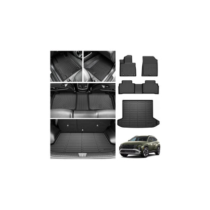 Cartist Floor Mats Fit for Honda HR-V HRV 2023 2024 2025 2026 (Include Hybrid) All Weather Floor Liners Front & 2nd Row Floor Mat for HRV Heavy Duty