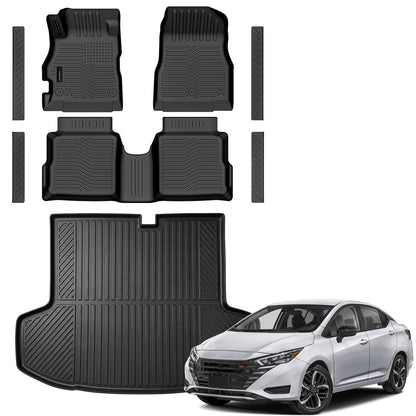 AUXKO All Weather Floor Mats Cargo Mat for 2026 Nissan Sentra