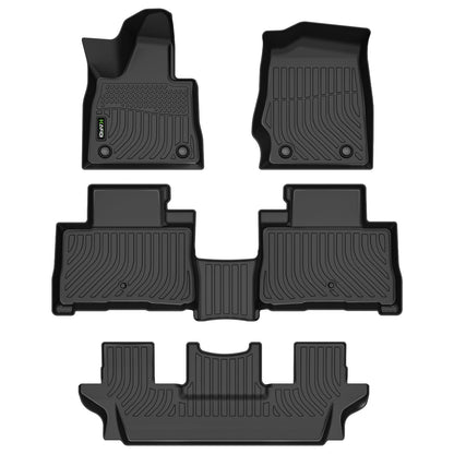 HAFIDI® Floor Mats & Cargo Liner Set Fit for 2023-2027 Kia NIRO & NIRO Hybrid (Not for NIRO EV &NIRO PHEV) All Weather Protection TPE Anti-Slip Floor Liners Custom Accessories -Black