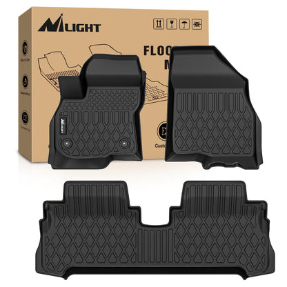 Nilight TPE Floor Mats for Chevy Silverado GMC Sierra Extended Cab