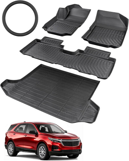 Car Floor Mats for Chevy Equinox for GMC Terrain 2018-2024