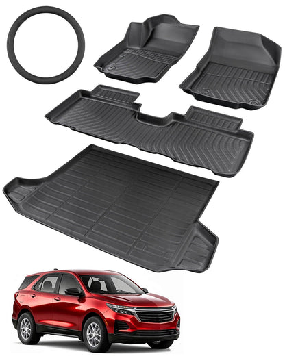 Car Floor Mats for Chevy Equinox for GMC Terrain 2018-2024