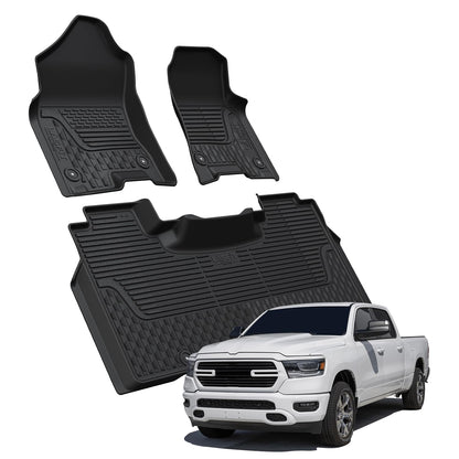 LASFIT Floor Mats for RAM 2500/3500 Crew Cab 2019-2026 2027 Bucket Seat