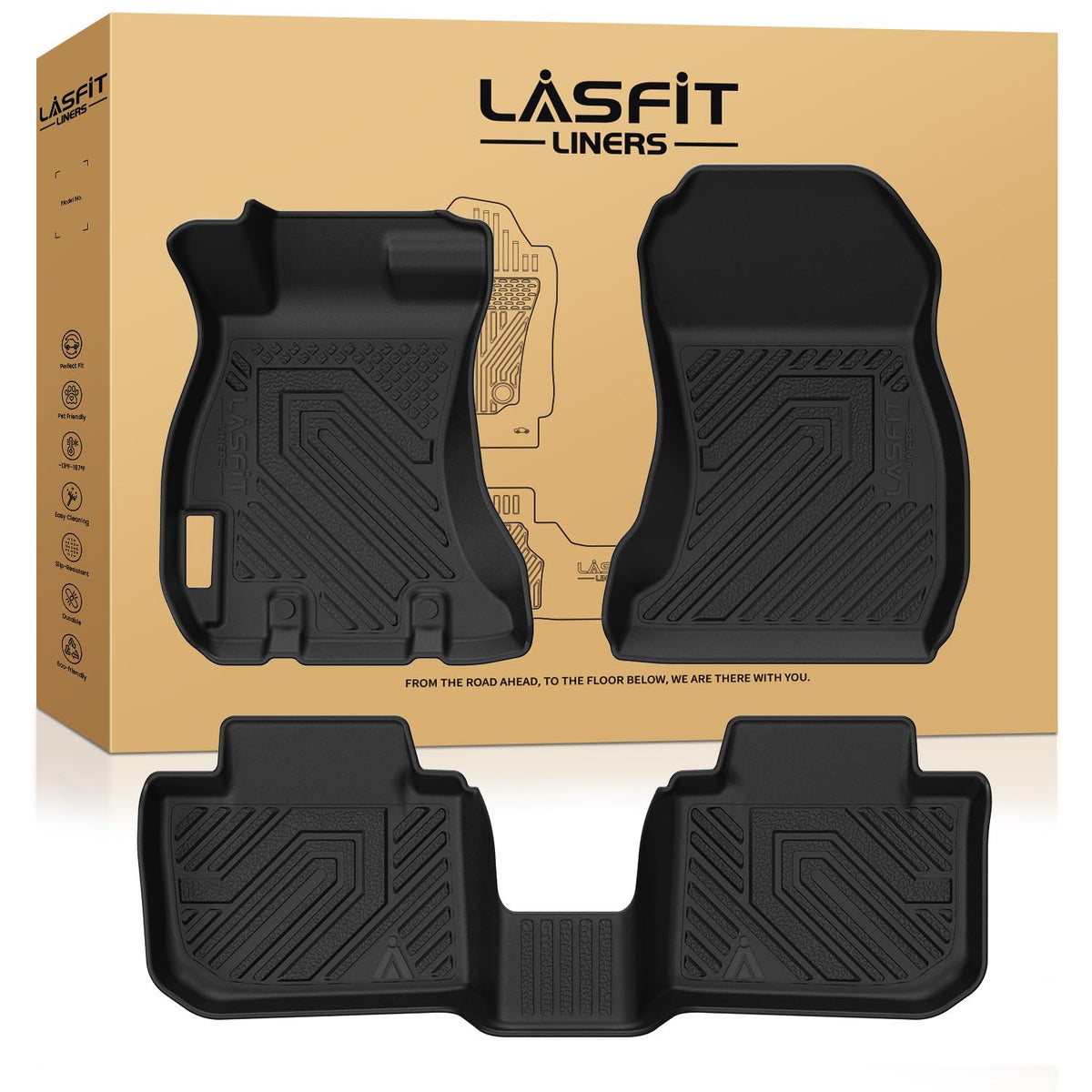 LASFIT Floor Mats for Hyundai Santa Fe Gas 2027 2026 2025 2024