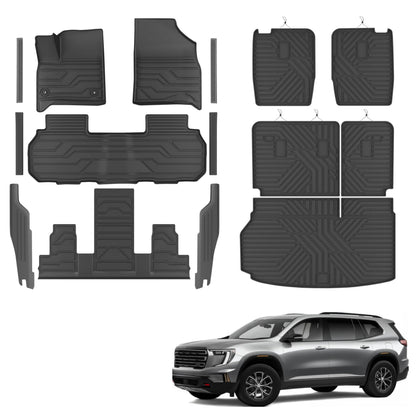 KARPAL Floor Mats for 2017-2026 2027 Chrysler Pacifica 7 Seats (Not Hybrid)