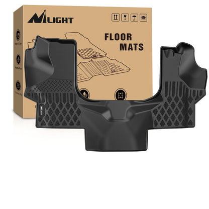 Nilight TPE Floor Mats for Chevy Silverado GMC Sierra Extended Cab