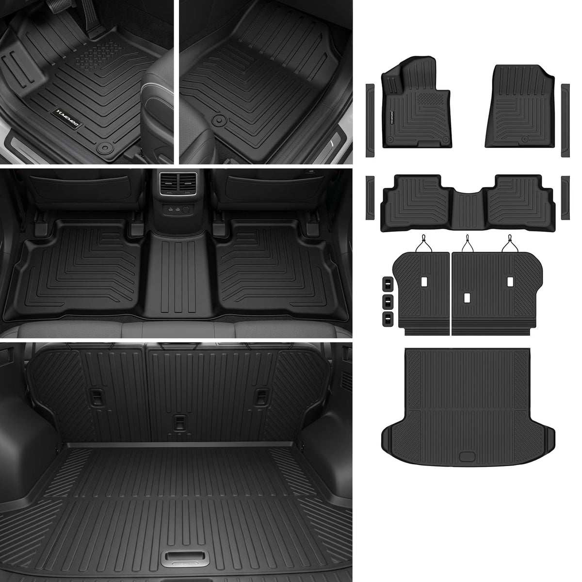 Floor Mats & Trunk Mat for Honda Civic Gas Sedan 2006-2011(Not for Coupe)