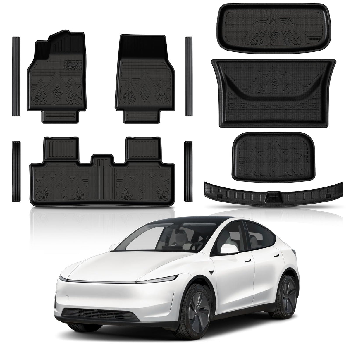 KUST Custom Fit Floor Mats for 2019-2025 2026 Nissan Altima Accessories All Weather Floor Mat Carpet Liners Front Rear 2 Row Seat Black Liner TPE