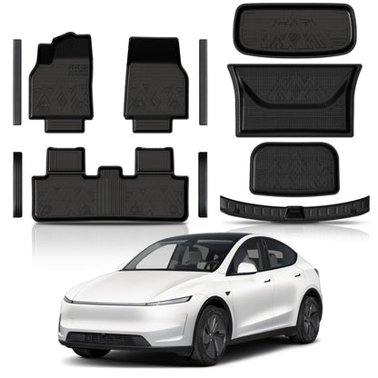 KUST Custom Fit Floor Mats for 2019-2025 2026 Nissan Altima Accessories All Weather Floor Mat Carpet Liners Front Rear 2 Row Seat Black Liner TPE