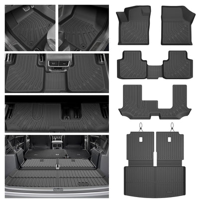 Cartist Floor Mats Fit for Honda HR-V HRV 2023 2024 2025 2026 (Include Hybrid) All Weather Floor Liners Front & 2nd Row Floor Mat for HRV Heavy Duty