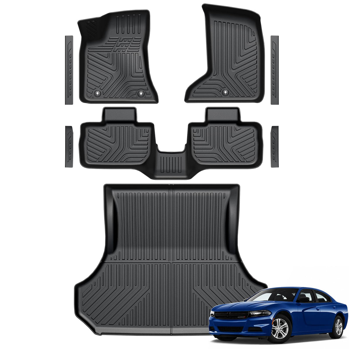 Floor Mats for 2016-2027 Dodge Durango 6-Seats Accessories