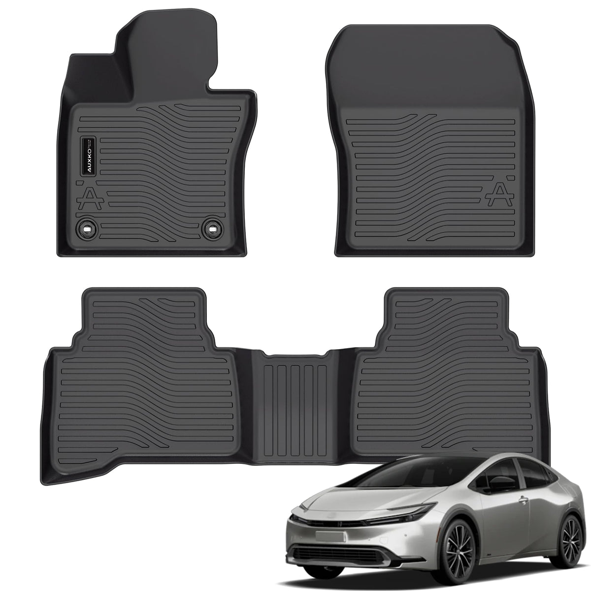 AUXKO All Weather Floor Mats for Toyota Camry 2025 2026 Include Hybrid