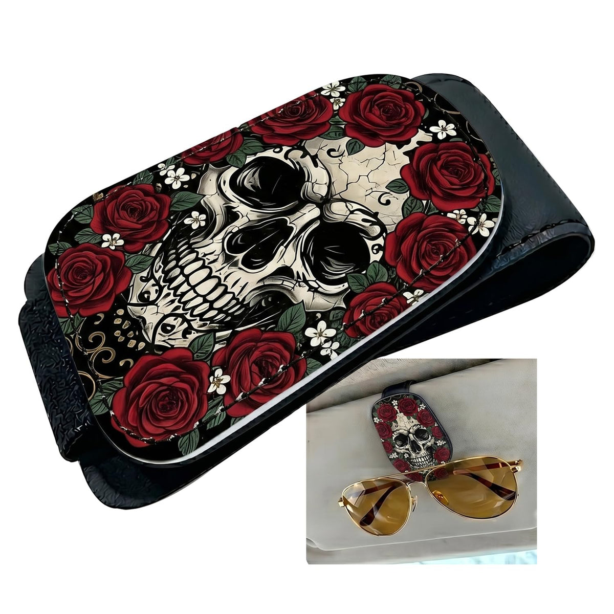 Ocean Turtle Car Sunglasses Holder Universal Magnetic Visor Accessories