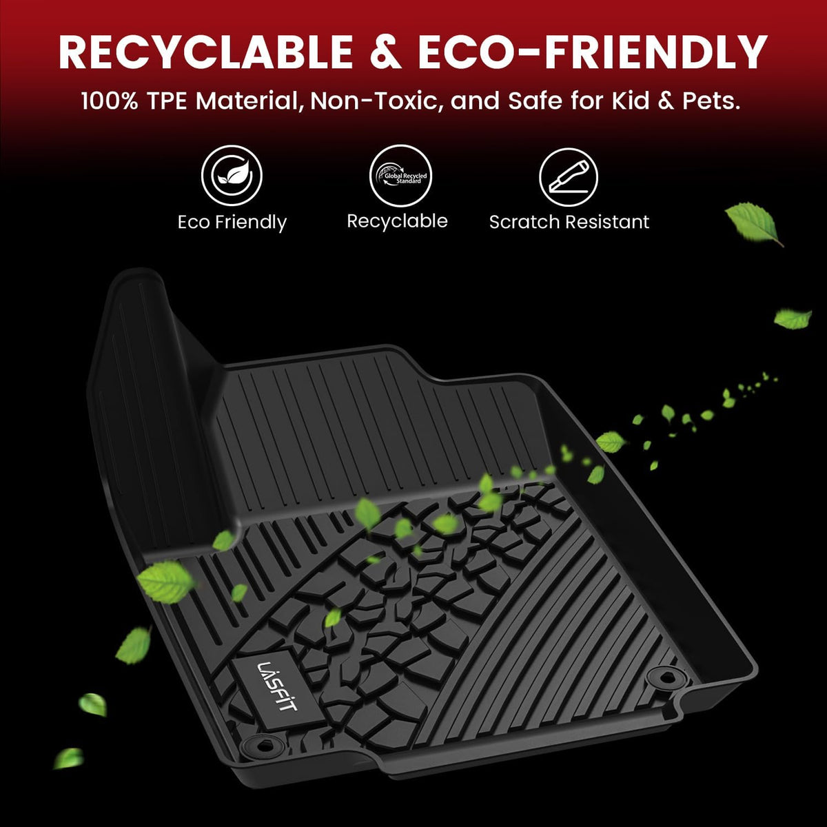 LASFIT Floor Mats for Jeep Grand Cherokee WL 2022-2026 2027 5-Seat