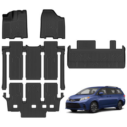Floor Mats & Trunk Mat for Honda Civic Gas Sedan 2006-2011(Not for Coupe)