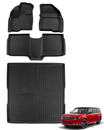 for Toyota Sienna 2013-2020 Floor Mats Cargo Liner Trunk Mat (8 Seater)