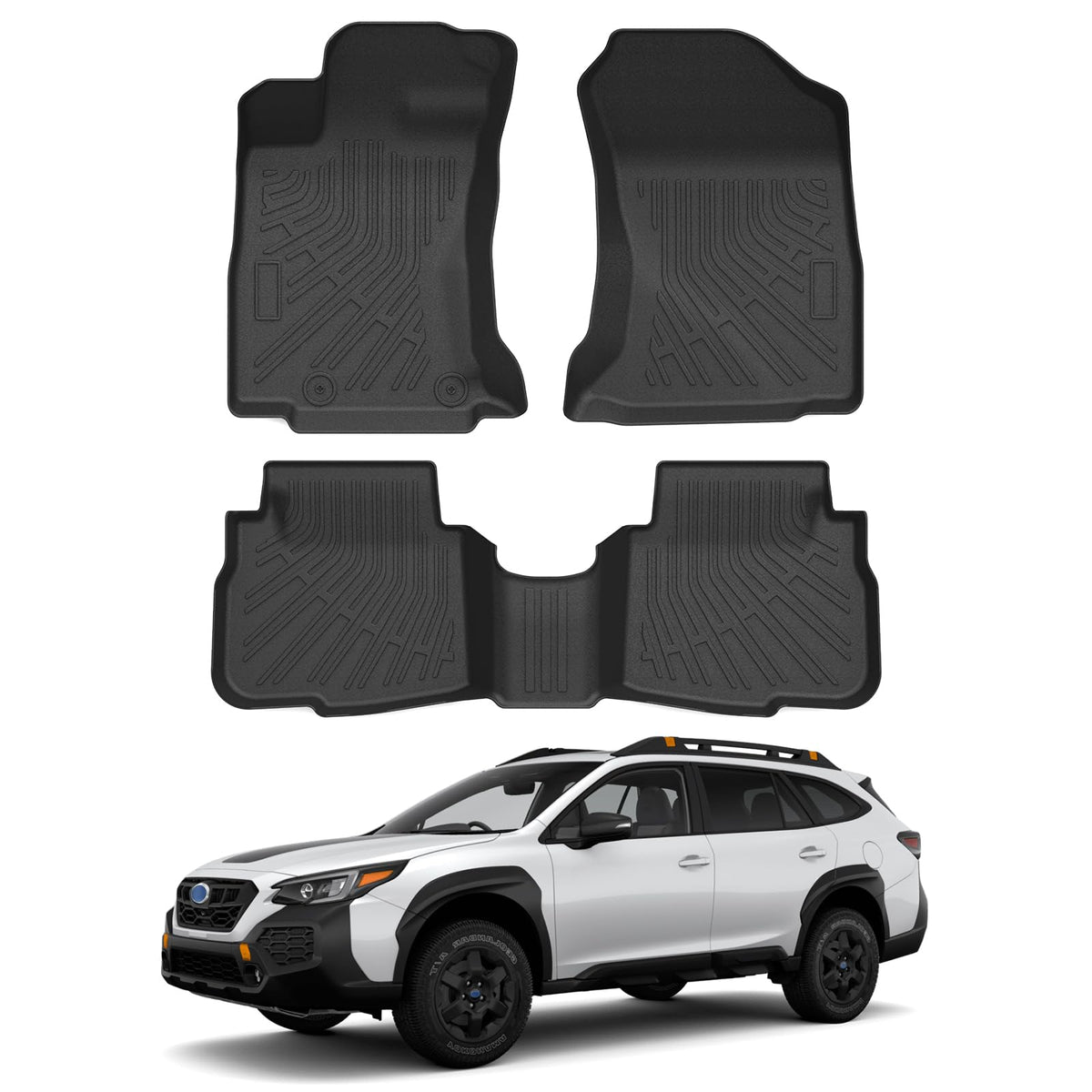 Cartist Floor Mats Fit for Honda HR-V HRV 2023 2024 2025 2026 (Include Hybrid) All Weather Floor Liners Front & 2nd Row Floor Mat for HRV Heavy Duty