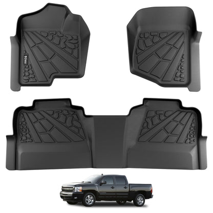 KARPAL Floor Mats for 2017-2026 2027 Chrysler Pacifica 7 Seats (Not Hybrid)