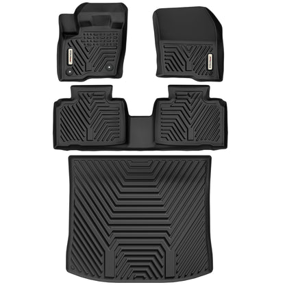 YITAMOTOR Mats for Chrysler Pacifica 2017-2027 7/8 Passenger (No Hybrid)