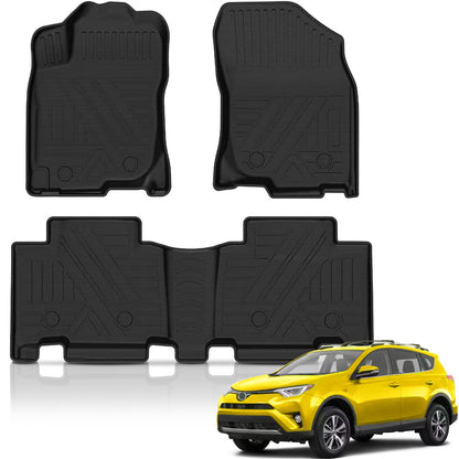 KUST Custom Fit Floor Mats for 2019-2025 2026 Nissan Altima Accessories All Weather Floor Mat Carpet Liners Front Rear 2 Row Seat Black Liner TPE