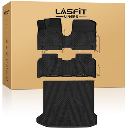 LASFIT Floor Mats for KIA EV9 6-Seat 2026 2025 2024