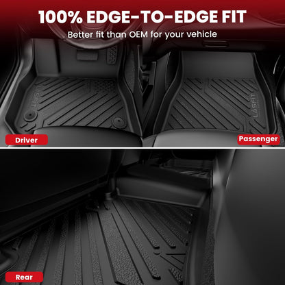 LASFIT Floor Mats for Honda Accord 2008-2012 (Fit Sedan, NOT for Coupe)