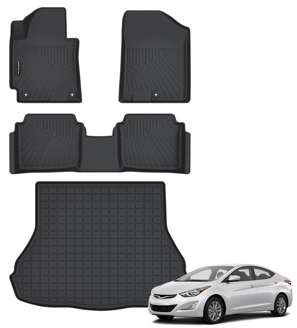 Floor Mats for 2011-2016 Hyundai Elantra(No GT or Touring Models)
