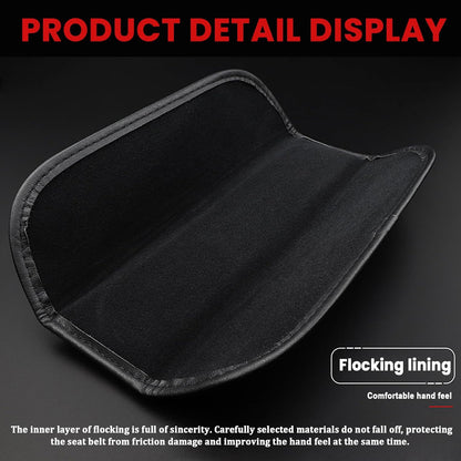 Seatbelt Shoulder Strap Pads, Car Seat Belt Protector Cover Compatible with Mustang GT, Universal Car Seatbelt Cover Interior Accessories.