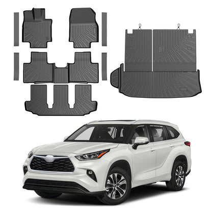 Cartist Floor Mats Fit for Honda HR-V HRV 2023 2024 2025 2026 (Include Hybrid) All Weather Floor Liners Front & 2nd Row Floor Mat for HRV Heavy Duty