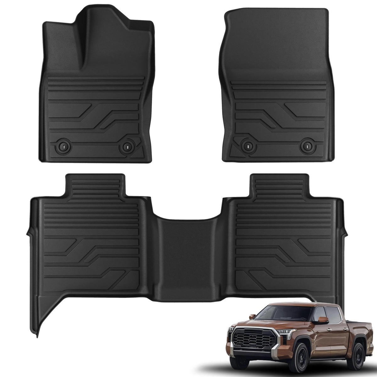 KARPAL Floor Mats for 2013-2024 Toyota 4Runner 5-Seat(W/o Sliding Tray)