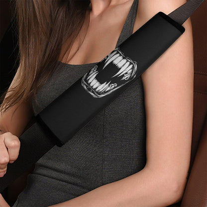 Evil Eye Angry Car Seat Neck Cover Seatbelt Shoulder Strap Pad Car Accessories Shoulder Protector for Car Seat Belt Harness Covers 2 Pack