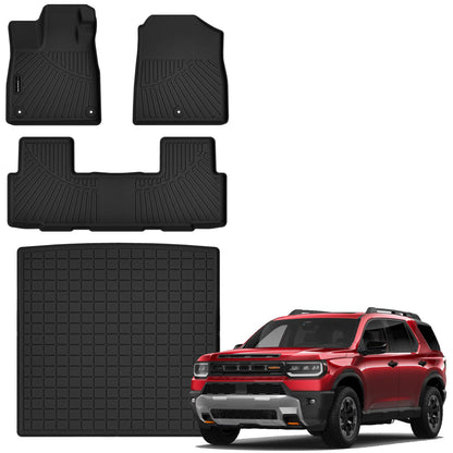 AUXKO All Weather Floor Mats for Honda Accord Sedan 2013-2017