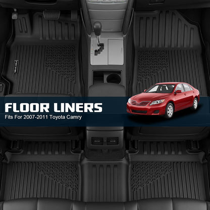 Floor Mats for 2007-2009 2010 2011 Toyota Camry CE/LE/SE/XLE (Gas Only)