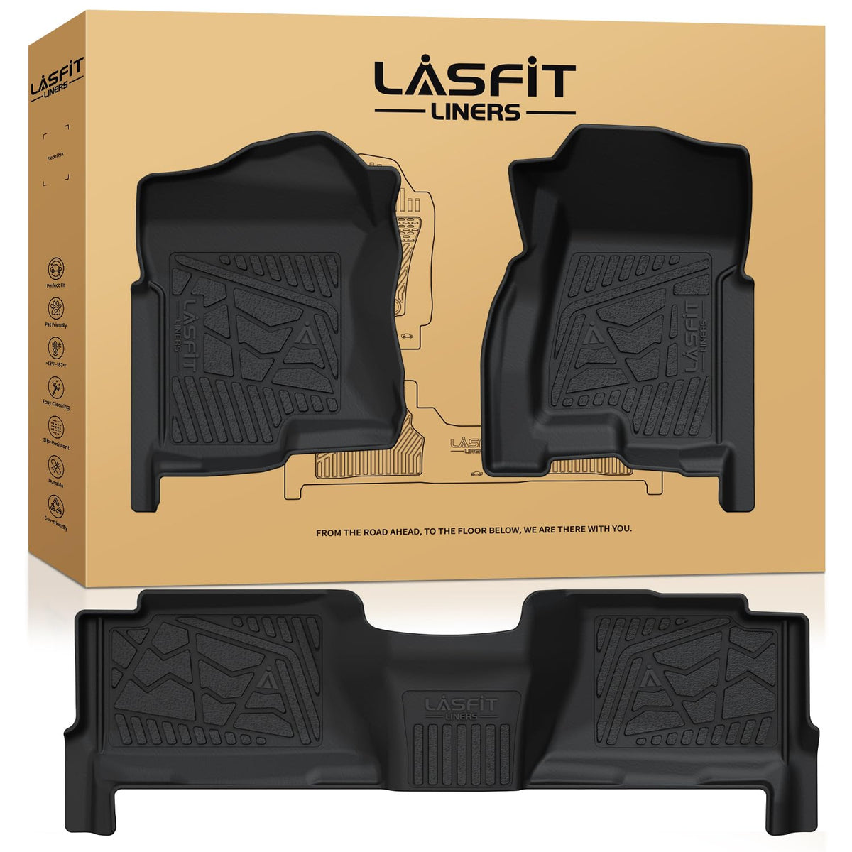 LASFIT Floor Mats for Chevy Equinox/GMC Terrain 2026 2025 2027(Gas Only)