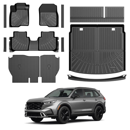 Cartist Floor Mats Fit for Honda HR-V HRV 2023 2024 2025 2026 (Include Hybrid) All Weather Floor Liners Front & 2nd Row Floor Mat for HRV Heavy Duty