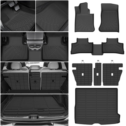 Cartist Floor Mats Fit for Honda HR-V HRV 2023 2024 2025 2026 (Include Hybrid) All Weather Floor Liners Front & 2nd Row Floor Mat for HRV Heavy Duty