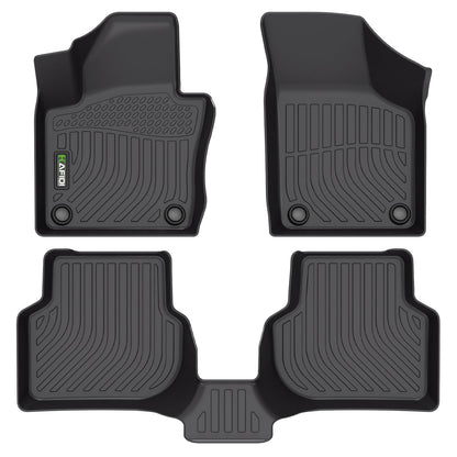 HAFIDI® Floor Mats & Cargo Liner Set Fit for 2023-2027 Kia NIRO & NIRO Hybrid (Not for NIRO EV &NIRO PHEV) All Weather Protection TPE Anti-Slip Floor Liners Custom Accessories -Black